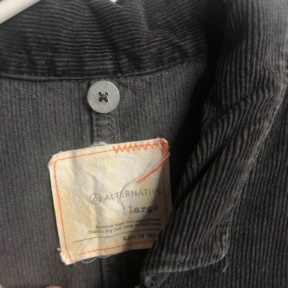 ALTERNATIVE Men Black Suede Jacket - Picture 5 of 7